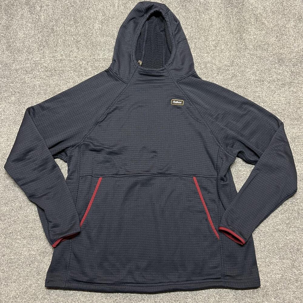 Fayettechill Hoodie Mens Large Blue Fleece Pullover Lightweight Pockets Outdoor
